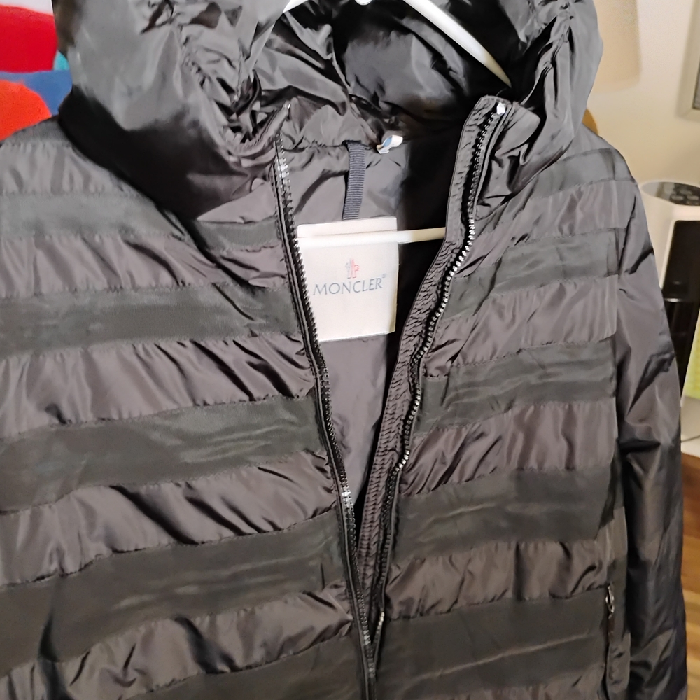 Moncler Charcoal Hooded Jacket
